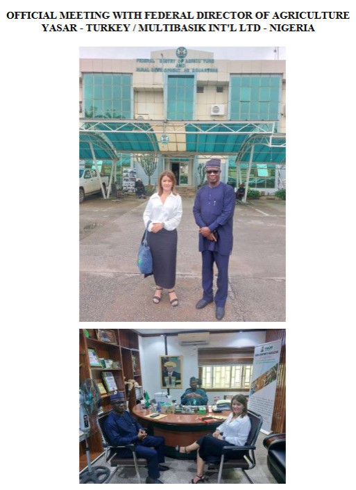 Yasar Makine and Nigeria Ministry of Agriculture — engagement 01
